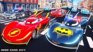 Эпический вызов машинам-героям! Флэш против Машины Бэтмена, Человека-паука и Венома! Кто самый круто