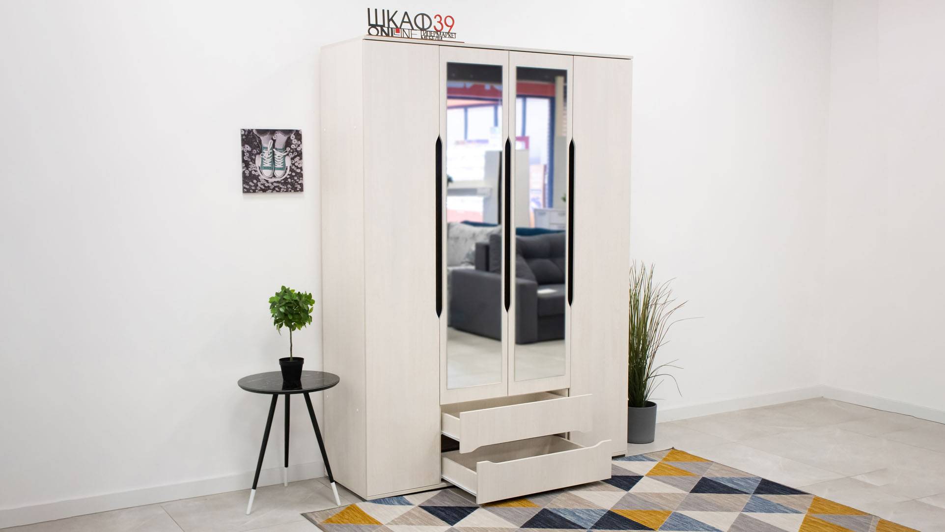 Валенсия ШК 014 Шкаф 4-х ствр. анкор смотреть онлайн