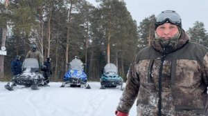 Покатушки выходного дня на снегоходе Тайга  BRP  Arctic Cat  Yamaha.