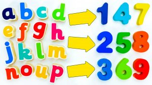 🇬🇧 Учим Буквы и Цифры ✏️ Английский Алфавит и Счёт до 10