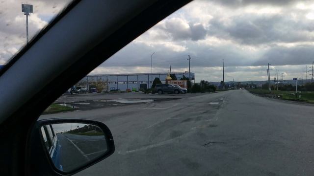 посёлок Гигант въезд и заправка