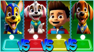 Щенячий патруль: Гончик VS Элла VS Райдер VS Зума Coffin Dance в Tiles Hop lvl 1