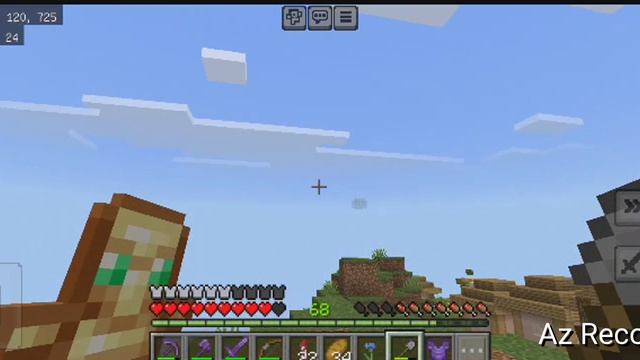 Равняю территорию для будующего дома|Денис Майнкрафт|