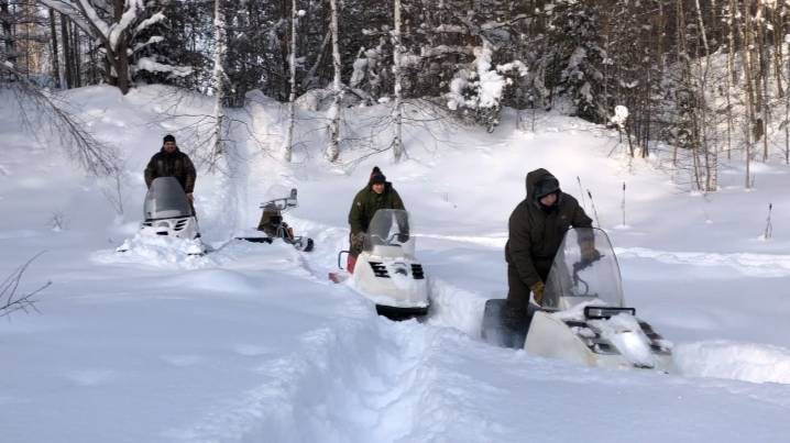 Испытания бурана с двс от ваз 2109 в глубоком снегу. смотреть онлайн