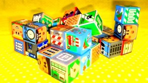 Магнитные кубики. Игрушки для детей. Кубик