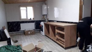 Жизнь в деревне , Сборка новой кухни . МЕЧТЫ ПРОДОЛЖАЮТ СБЫВАТЬСЯ ,
