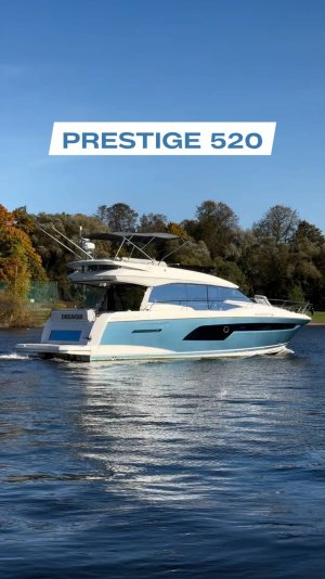 Яхта PRESTIGE 520, в наличии в России, уникальный цвет корпуса