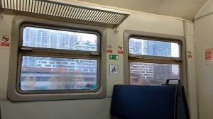 Первая поездка на первом рейсе электрички ЭД4МК085 эфир до 27.10.2025г.16:26:23 От Павловска до СПБ