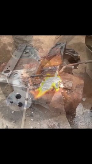 Ремонт треснувшего блока двигателя.