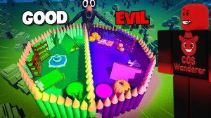 Баттл по созданию ЗЕЛИЙ в игре 99 ночей в лесу в РОБЛОКС