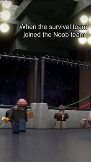 Крутая команда зашла к нубу