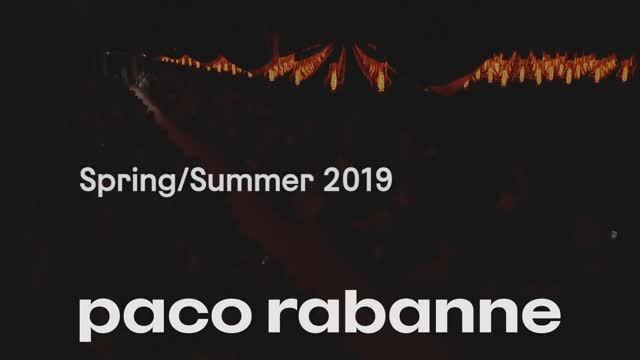 Показ женской коллекции Paco Rabanne весна-лето 2019