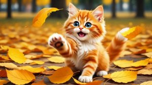 Рыжий котенок.