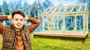 АВТОНОМНАЯ ЛЕСНАЯ ХИЖИНА - ФУНДАМЕНТ ГОТОВ!