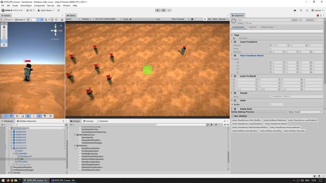 32 Health_Bar Learn Unity DOTS! (FREE Tutorial Course) смотреть онлайн