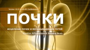 Исцеление Почек и Мочевыводящих Путей*Скрытые Аффирмации*Саблиминал