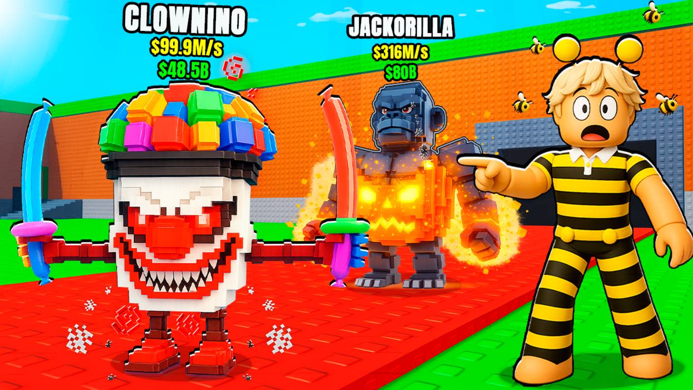 😱НАЧАЛ С НУЛЯ, но ДРУГ ВЗЛОМАЛ МНЕ БРЕЙНРОТОВ в ROBLOX Steal a Brainrot! смотреть онлайн