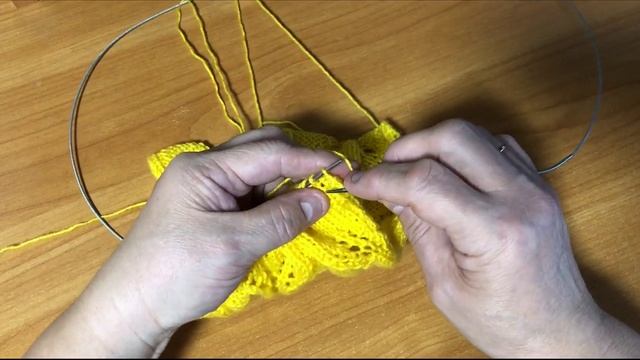 Узор спицами "Листики" в ваши копилочки смотреть онлайн