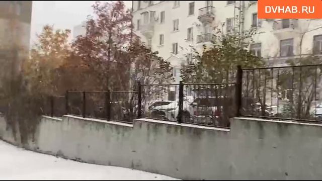 В Хабаровске пошел град смотреть онлайн