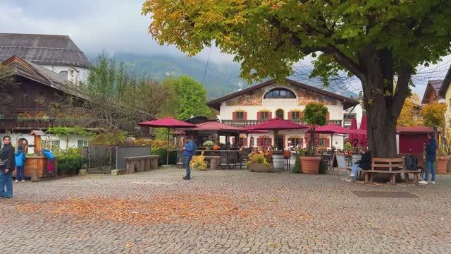 Самая красивая деревня Германии - Расслабляющая осенняя прогулка по немецким Альпам, Рай на Земле смотреть онлайн