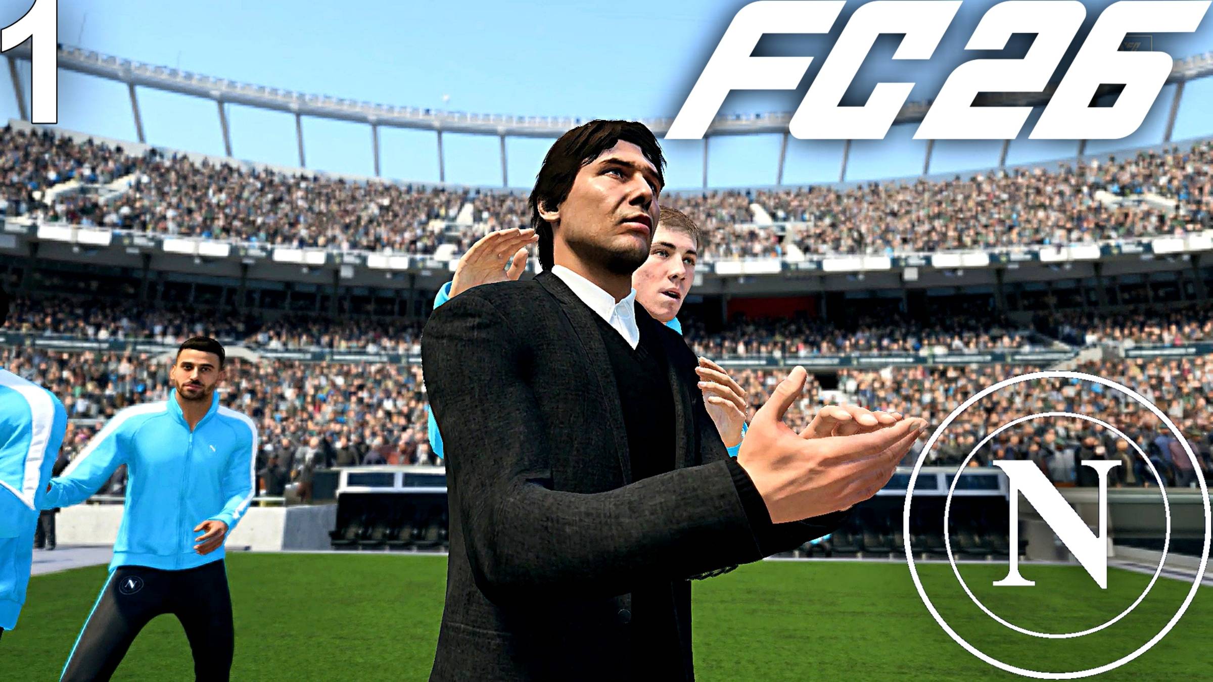 FC 26 КАРЬЕРА ЗА НАПОЛИ #1 - АНТОНИО КОНТЕ ХОЧЕТ С НАПОЛИ ПОШУМЕТЬ В ЛЧ!!! смотреть онлайн