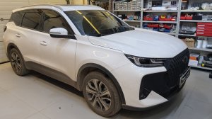 Cherry Tiggo 7L 2024. Меняем штатный led на более мощный.