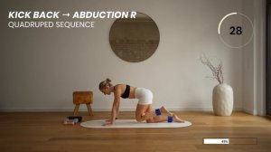 Подтянутые ноги, ягодицы и пресс за 30 минут| Пилатес с отягощением