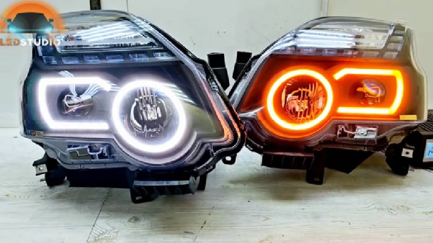 Nissan X-Trail 31 тюнинг фары светодиодные от Ledstudio смотреть онлайн