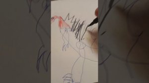 как нарисовать Годзиллу bloodbath?