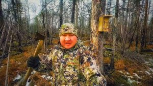 ТАЁЖНАЯ МАСТЕРСКАЯ. Сборка и Установка ЯЩИЧНОЙ ЛОВУШКИ НА СОБОЛЯ.