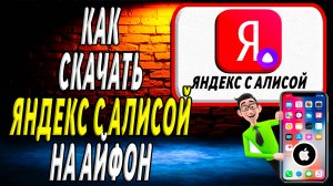 Как скачать яндекс с алисой на айфон
