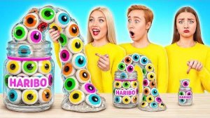 Большая, Средняя или Маленькая Тарелка Челлендж | Секретные Лайфхаки и Гаджеты от Candy DO