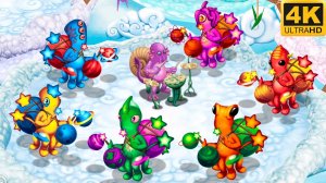 Призматический Ракотакт - Все Версии (My Singing Monsters, Мои Поющие Монстры, Msm, Мсм)