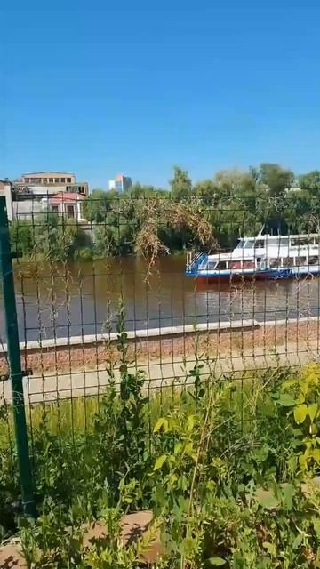 Иртыш, теплоход,лодки, катера красота смотреть онлайн