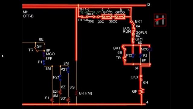 Как работает электрическая цепь тепловоза WDM3A смотреть онлайн