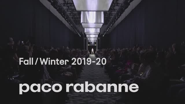 Показ женской коллекции Paco Rabanne осень-зима 2019-2020