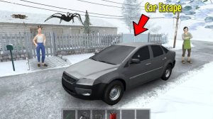 😱 НОВАЯ КОНЦОВКА: ПОБЕГ НА МАШИНЕ В ИГРЕ SCHOOLBOY RUNAWAY