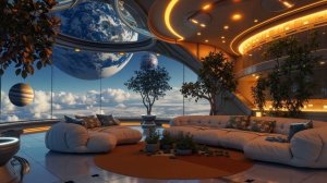 Zen Space Oasis ~ Sci-Fi Ambient Music for Deep Relaxation & Focus