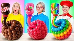 Кулинарный Челлендж_ Я против Бабушки | Удивительные Лайфхаки и Хитрости от Candy DO