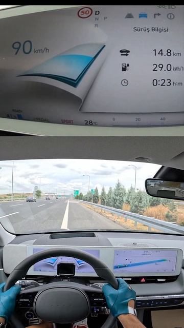 HYUNDAI IONIQ 5 - Тест тормозов смотреть онлайн