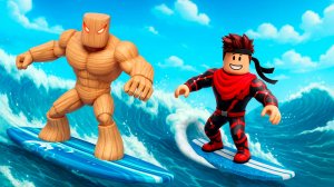 Эволюция Брейнротов чтобы спастись от волны в Brainrot Tsunami Роблокс !