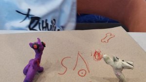 Драка пластилиновых поделок часть 1