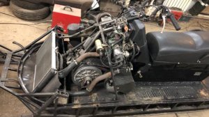 Обзор снегоход буран с двс от ваз 2109.