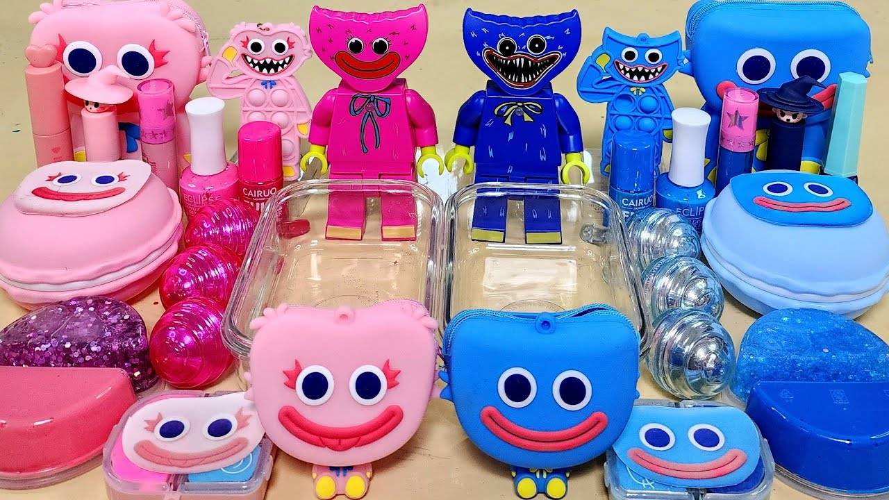 Мои лучшие Хаги Ваги и Киси Миси смешивают Слаймы ASMR смотреть онлайн