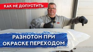 ЖЕЛТАЯ ПОЛОСА при окраске переходом на белой базе | Что делать?