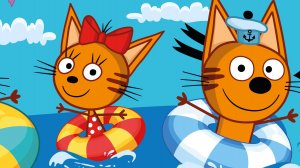 ТРИ КОТА - Три кота на рыбалке - Мультик для детей