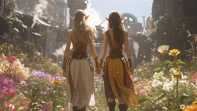 The Steampunk Elf Girl - Ai Steampunk Girls