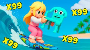 БРЕЙНРОТ ЦУНАМИ и дикая прокачка Брейнротов в Brainrot Tsunami Роблокс !