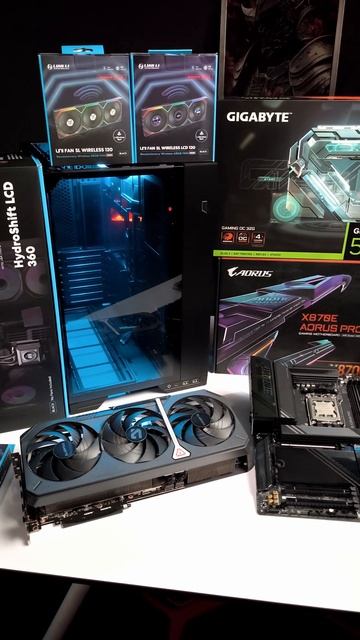 Сборка ПК 2025 с RTX 5090 и AMD 9800X3D в корпусе Lian Li O11 Vision смотреть онлайн