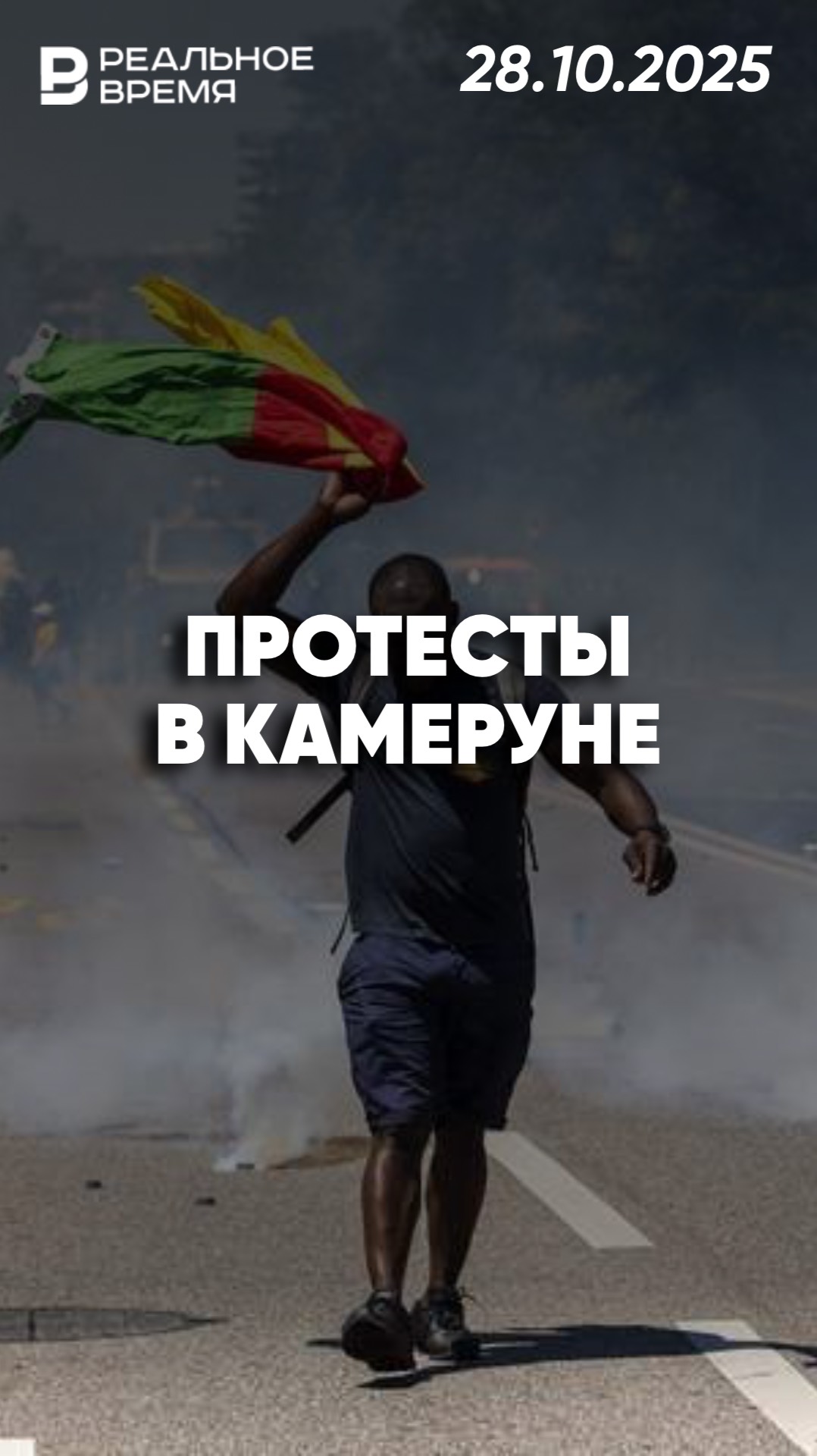 Массовые протесты в Камеруне смотреть онлайн